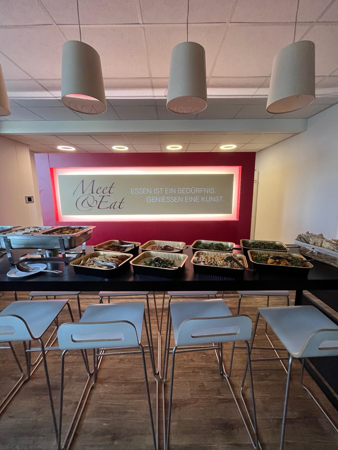 Buffet bei einem Firmenevent