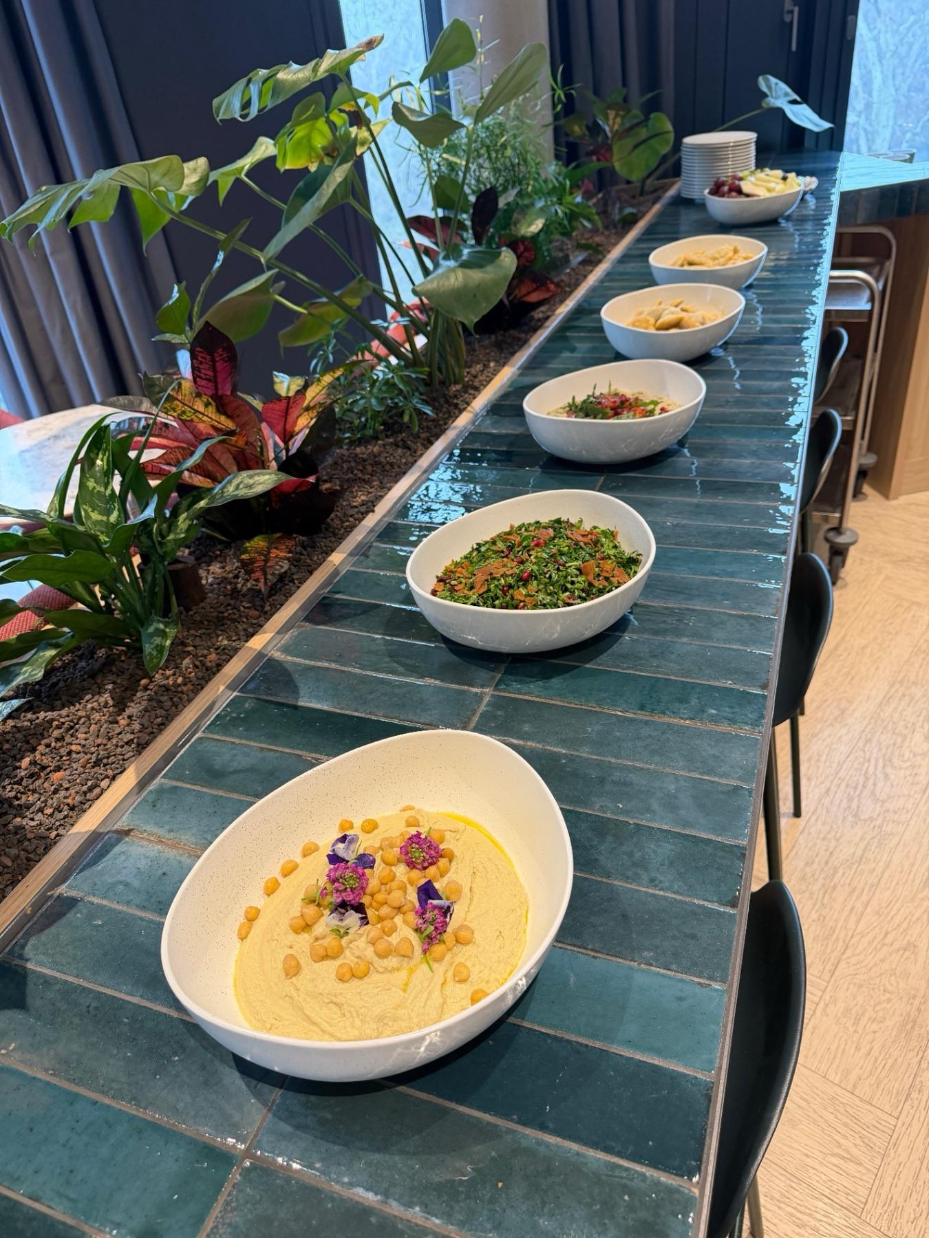 Vorspeisen beim Office Lunch für 20 Personen