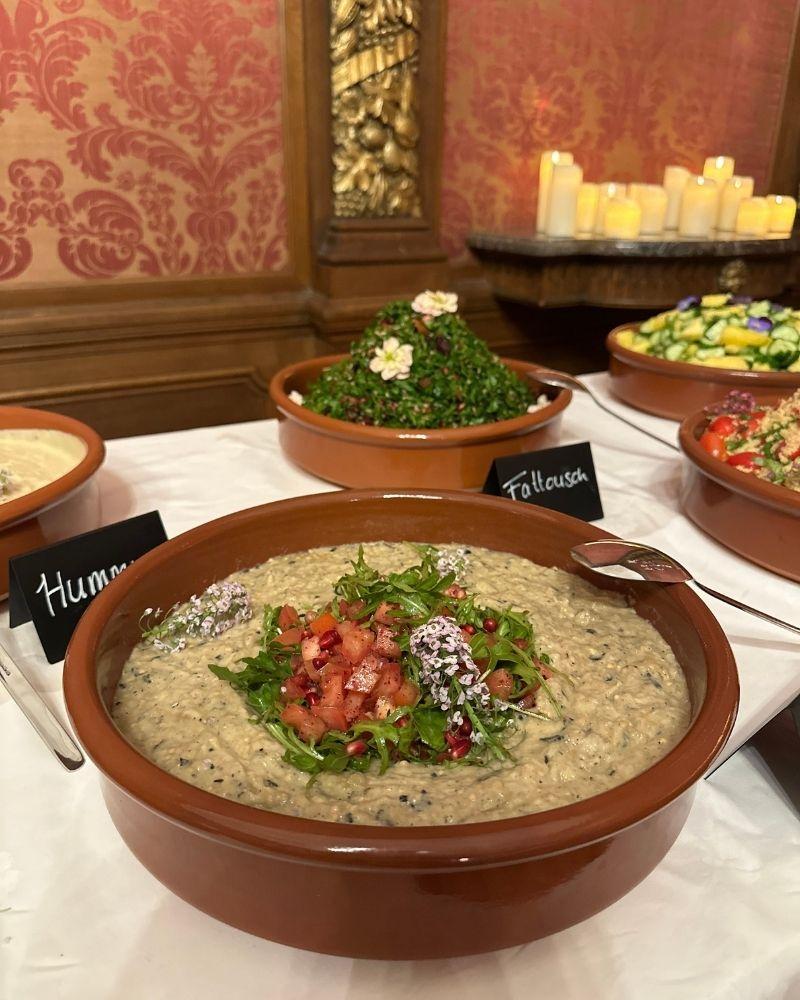 Baba Ghanoush am Buffet