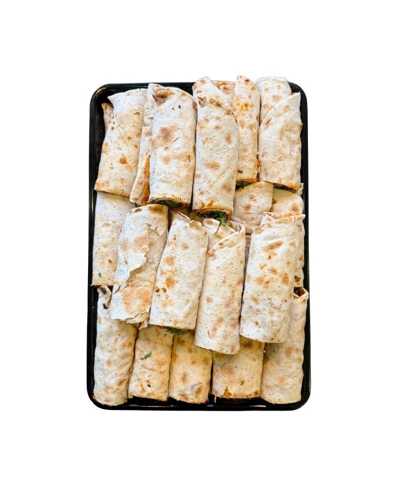 Gemüse-Wraps als Fingerfood