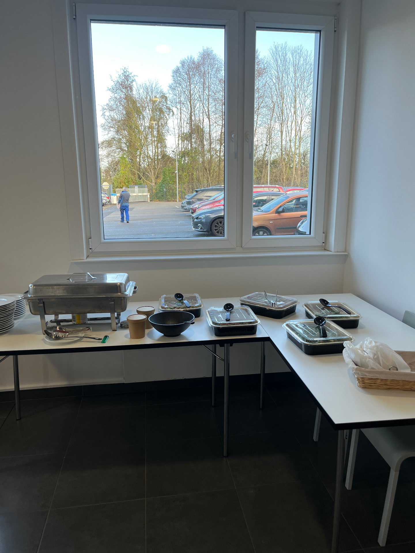 Kundenbesuch Catering